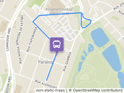 Mapa da parada