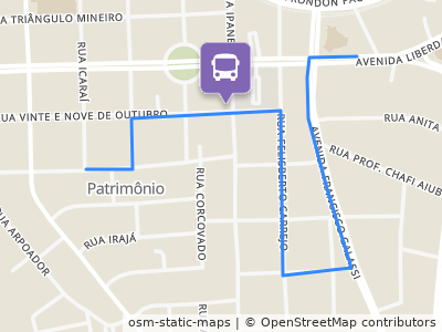 Mapa da parada