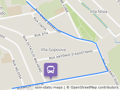 Mapa da parada