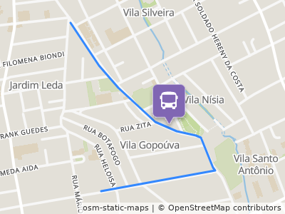 Mapa da parada