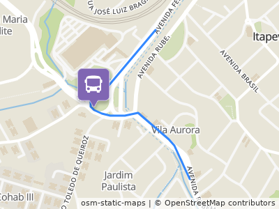 Mapa da parada