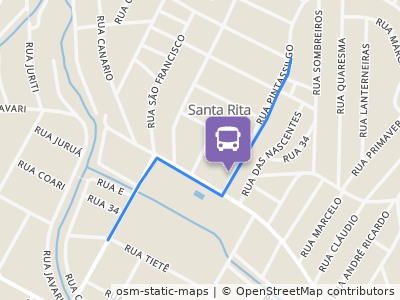 Mapa da parada