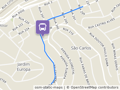 Mapa da parada