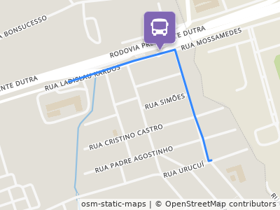 Mapa da parada