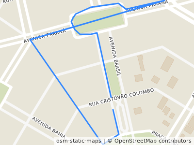 Mapa da parada