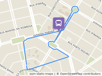 Mapa da parada