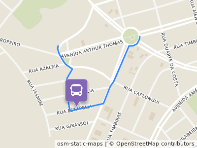 Mapa da parada