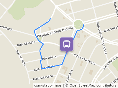 Mapa da parada