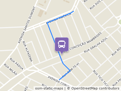 Mapa da parada
