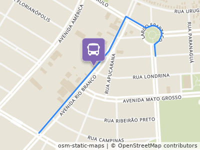 Mapa da parada