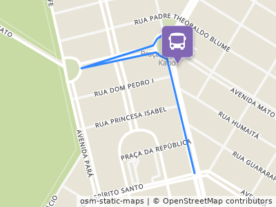 Mapa da parada