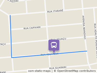 Mapa da parada