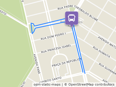 Mapa da parada
