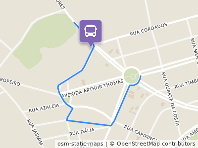 Mapa da parada
