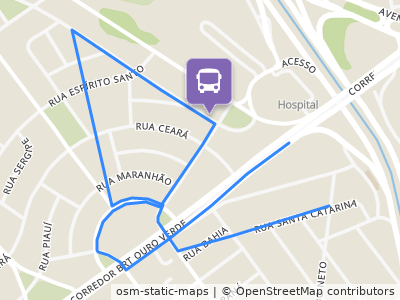 Mapa da parada