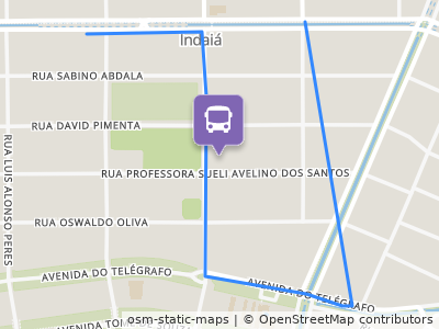Mapa da parada