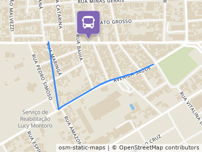Mapa da parada