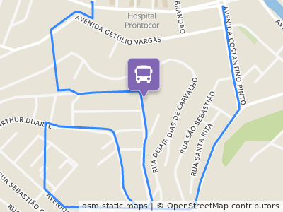 Mapa da parada