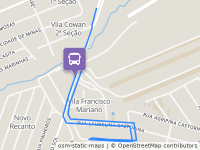 Mapa da parada