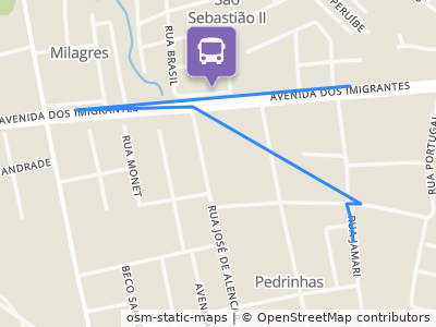 Mapa da parada
