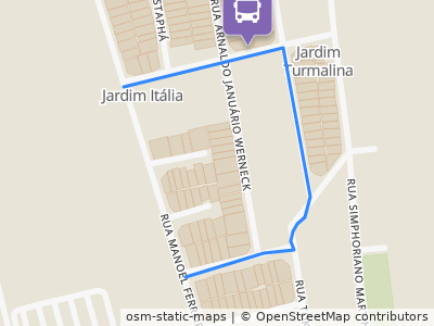 Mapa da parada