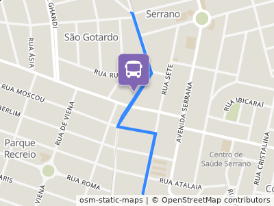 Mapa da parada