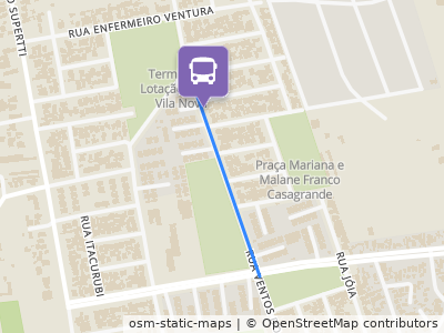 Mapa da parada