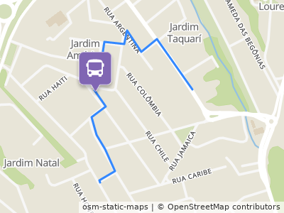 Mapa da parada