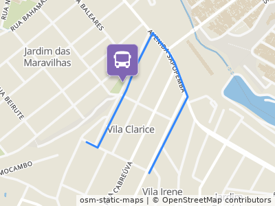 Mapa da parada