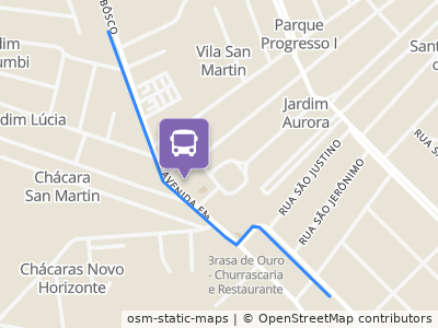 Mapa da parada