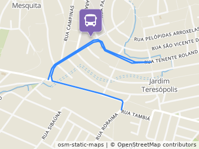 Mapa da parada