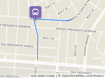 Mapa da parada