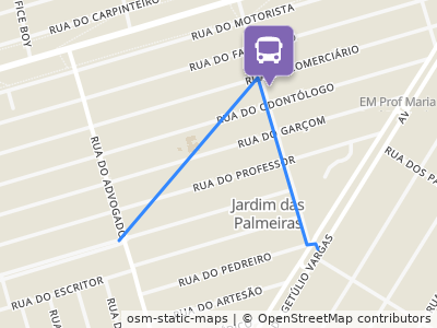 Mapa da parada
