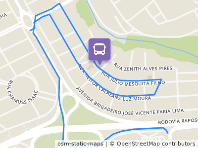 Mapa da parada