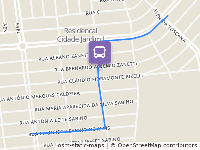 Mapa da parada