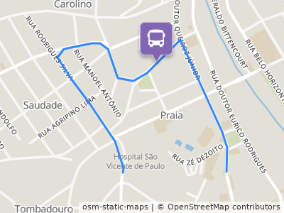 Mapa da parada