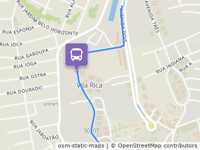 Mapa da parada