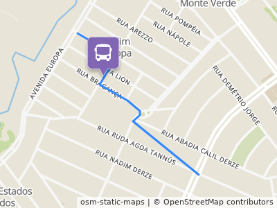 Mapa da parada