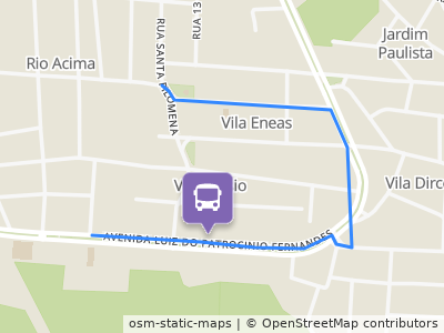 Mapa da parada