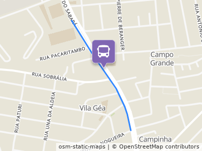 Mapa da parada