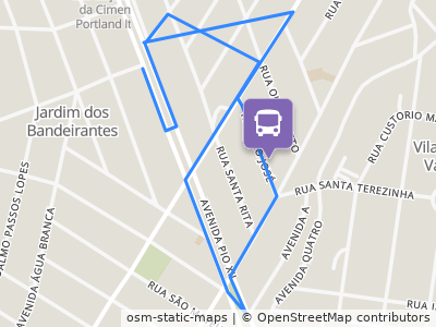 Mapa da parada