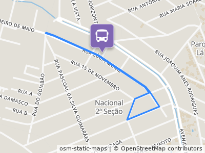 Mapa da parada