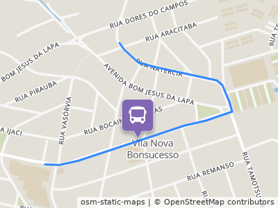 Mapa da parada
