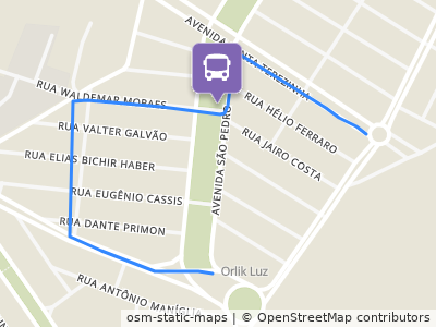 Mapa da parada