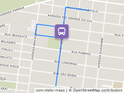Mapa da parada