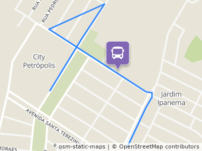 Mapa da parada