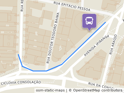 Mapa da parada