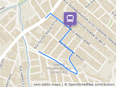 Mapa da parada