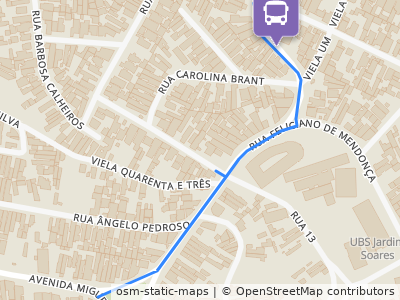 Mapa da parada