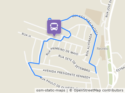 Mapa da parada